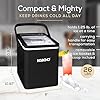 Igloo Premium Self-Cleaning Countertop Ice Maker Machine, Handled Portable Ice Maker, Produces 26 lbs. in 24 hrs. with Ice Cubes Ready in 6-8 Minutes, Comes with Ice Scoop and Basket