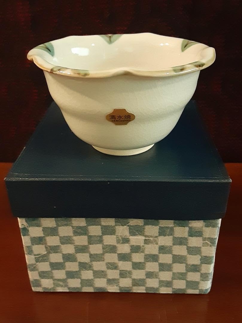 Kyo Ware Kiyomizu Ware Red Snow Small Bowl