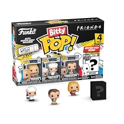 Funko Bitty Pop! Friends – Phoebe 4PK – Phoebe Buffay™, Monica Geller™, Chandler Bing™ et Une Mini-Figurine Mystère en Surprise – 2.2 Cm Collectionnable – Étagère Empilable Incluse Fans - Les Beatles, Paul McCartney, John Lennon, RIngo Starr, George Harrison