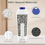 Water Filter for Delonghi Coffee Machine -Coffee Filter Replacement for DeLonghi DLSC002,Water Filter Cartridges Activated Carbon Softener, Compatible with De'Longhi ECAM, Esam, ETAM, BCO, EC. Series - Image 3