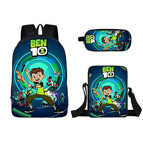 BSHDUFN Ben 10 Viajes La Tendencia Ocasional Mochila Impermeable Estudiante