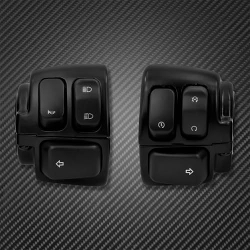 Commutateur de clignotant de guidon moto XL883 à boutons fluides et réactifs