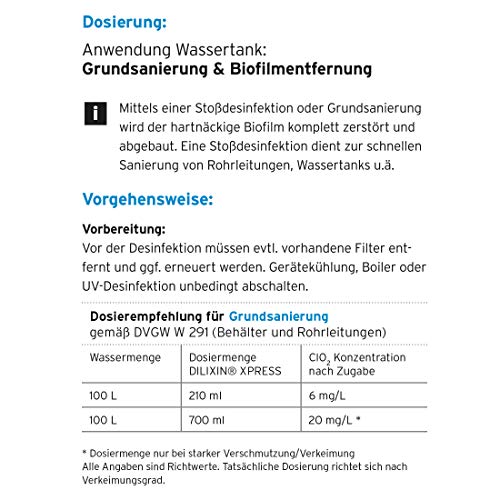 Frischwassertankreiniger Dilixin Xpress 5 Liter
