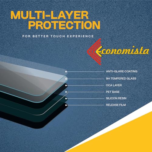 Image of Economista Drive In Luxury Car Screen Protector [Guard] For Infotainment System, 9H Hardness, Water Resistant, Oleophobic, Perfect Design For Toyota Taisor S, S Plus & G Variant [7 Inch, Glossy /Clear]