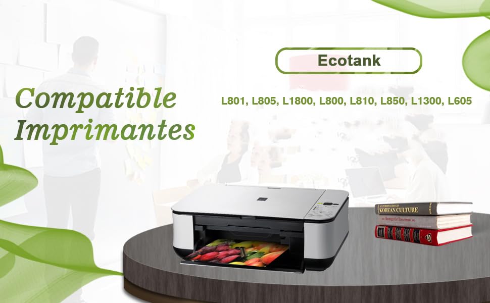 Image of KOSH T673 Refill Ink Compatible for Use in Epson L801, L805, L1800, L800, L810, L850, L1300, L605 Ink Tank Printers - 70 ML Each Bottle (1, Light Cyan)