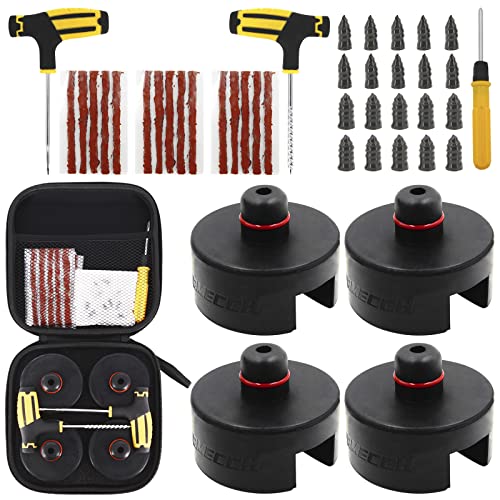 Jack Pad for Tesla Model 3/Y/S/X, 4 Packs Rubber Floor Lifting Jack Pad