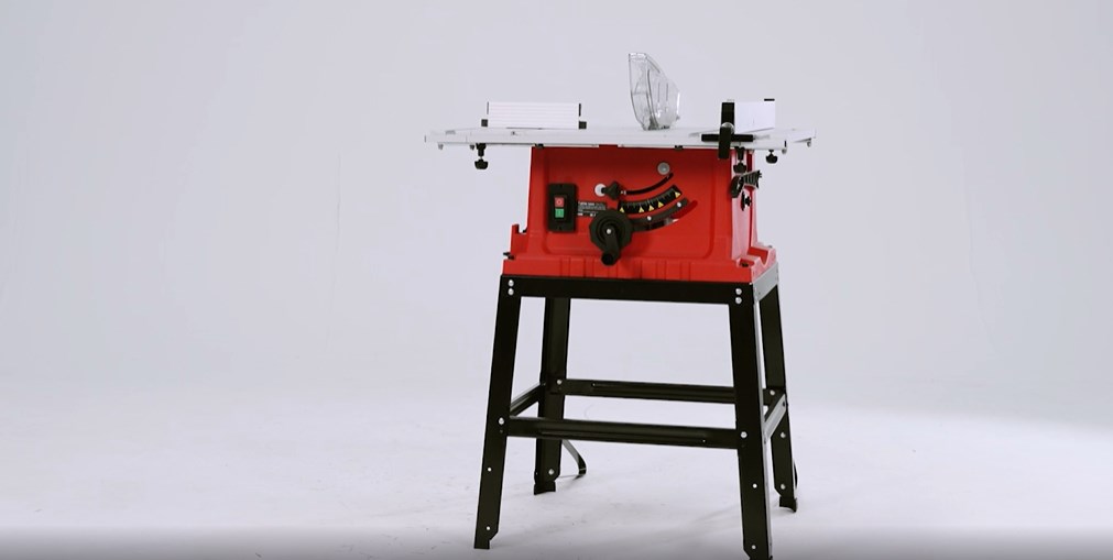 Table Saw, TROPOW 10 Inch 15A Multifunctional Saw with Stand