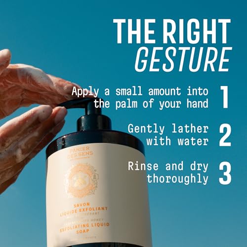 Image of Panier des Sens Honey Exfoliating Liquid Hand Soap, 16.9 fl oz