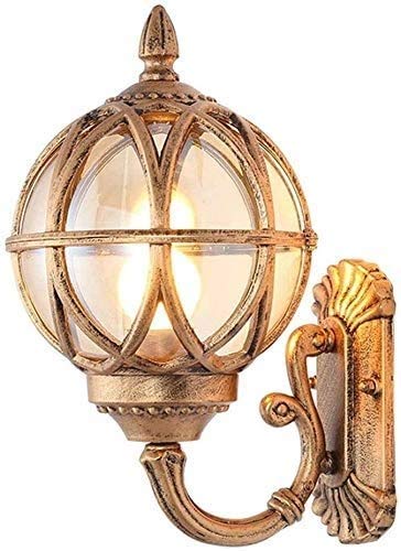 Applique Murale Balcon au Style Rétro WolFum, Luminaire Étanche pour Entrée et Terrasse