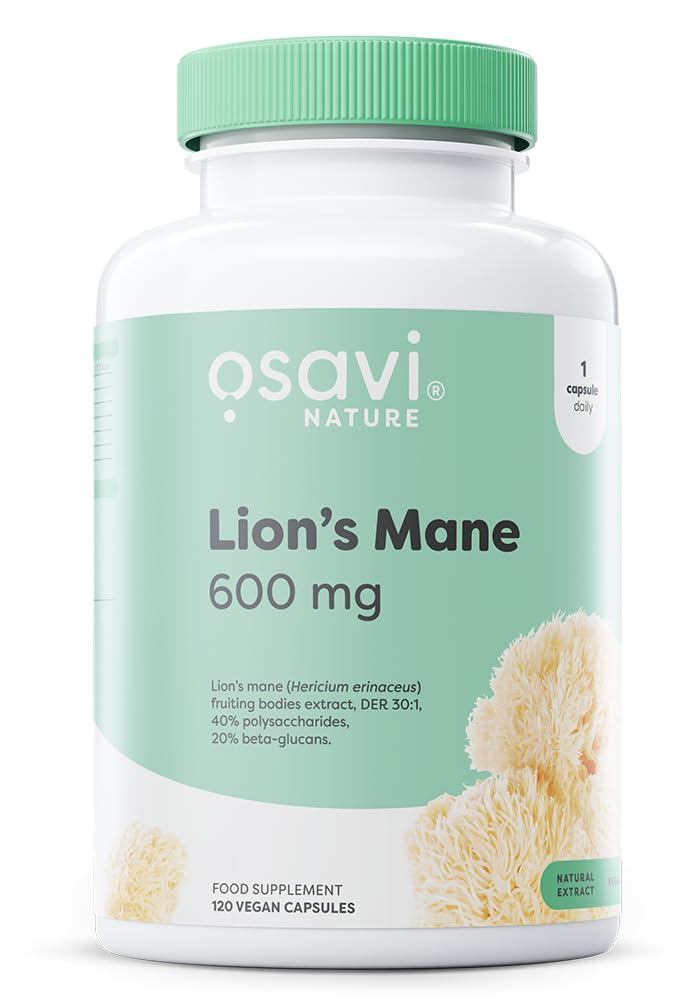 Osavi Lion's Mane 600Mg Capsules 120 Capsules