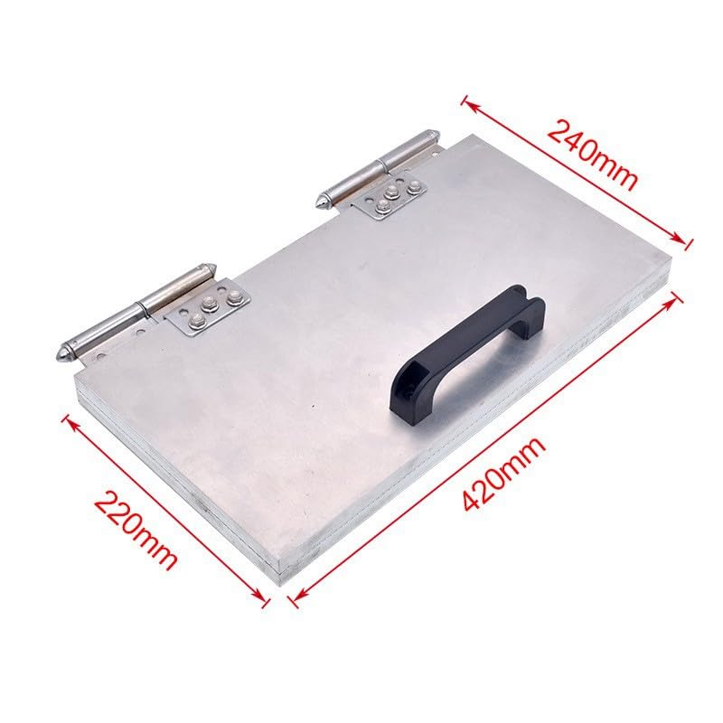 Forma do wytłaczania wosku pszczelego, aluminiowe formy o wysokiej precyzji do pszczelarstwa i rzemiosła DIY, łatwe wyjmowanie, komory 4,7 mm i 5,4 mm, trwała i niezawodna konstrukcja