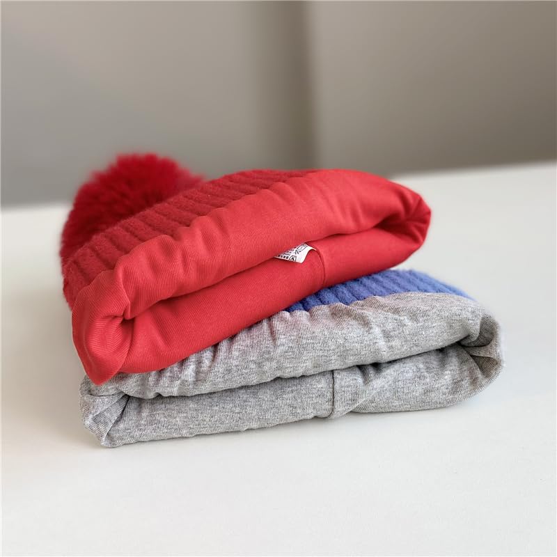 Gorro cálido para niños gorros de invierno con bufanda conjunto de dos piezas con orejeras 5