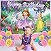 Sofia Princess Backdrop Birthday Banner for Sofia Princess Birthday Party Supplies Sofia The First Photograph Background Photo Booth 5x3ft