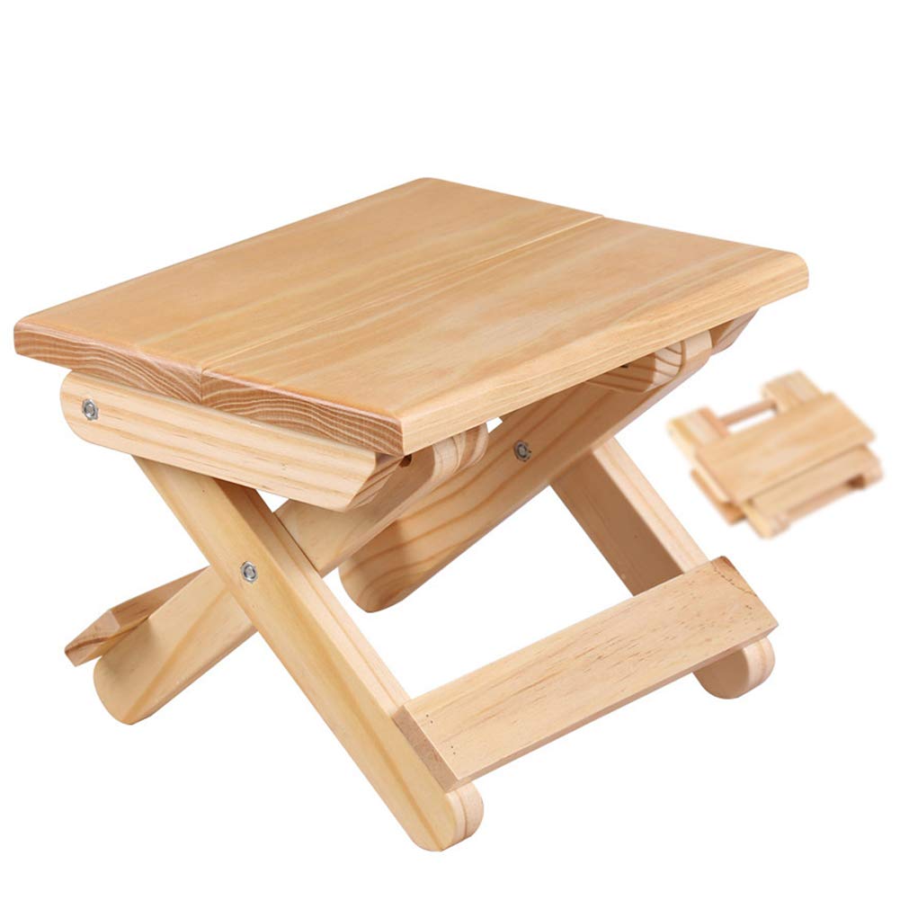 Tabouret en bois portable pliable pour camping, pêche, salon moderne