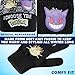Pokemon Gifts for Boys 3 Pcs Beanie, Gloves, and Scarf Set, Ages 4–12, Winter Accessories, Pikachu, Eevee (4-12 Years, Black/Multi, 3 Pcs)