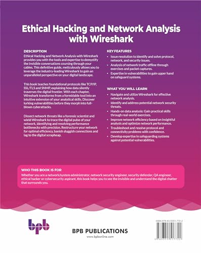 Image of Ethical Hacking and Network Analysis with Wireshark: Exploration of network packets for detecting exploits and malware