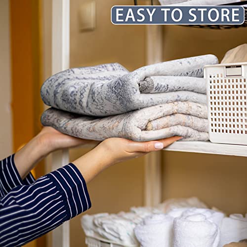 Castage 8’X10’ Area Rugs For Living Room Moroccan Rug For Bedroom Washable Large Boho Bohemian Blue And White Distressed Carpet Non Slip Accent Modern Throw Rugs For Dining Room Dorm Office Geometric #TOP4