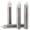 HUHAO 40 Degree 0.2mm Tip Diamond Engraving Bit Stone Tools 6mm Shank CNC End Milling Cutter Marble PCD Engraver Hard Granite Lettering Carving (3682)