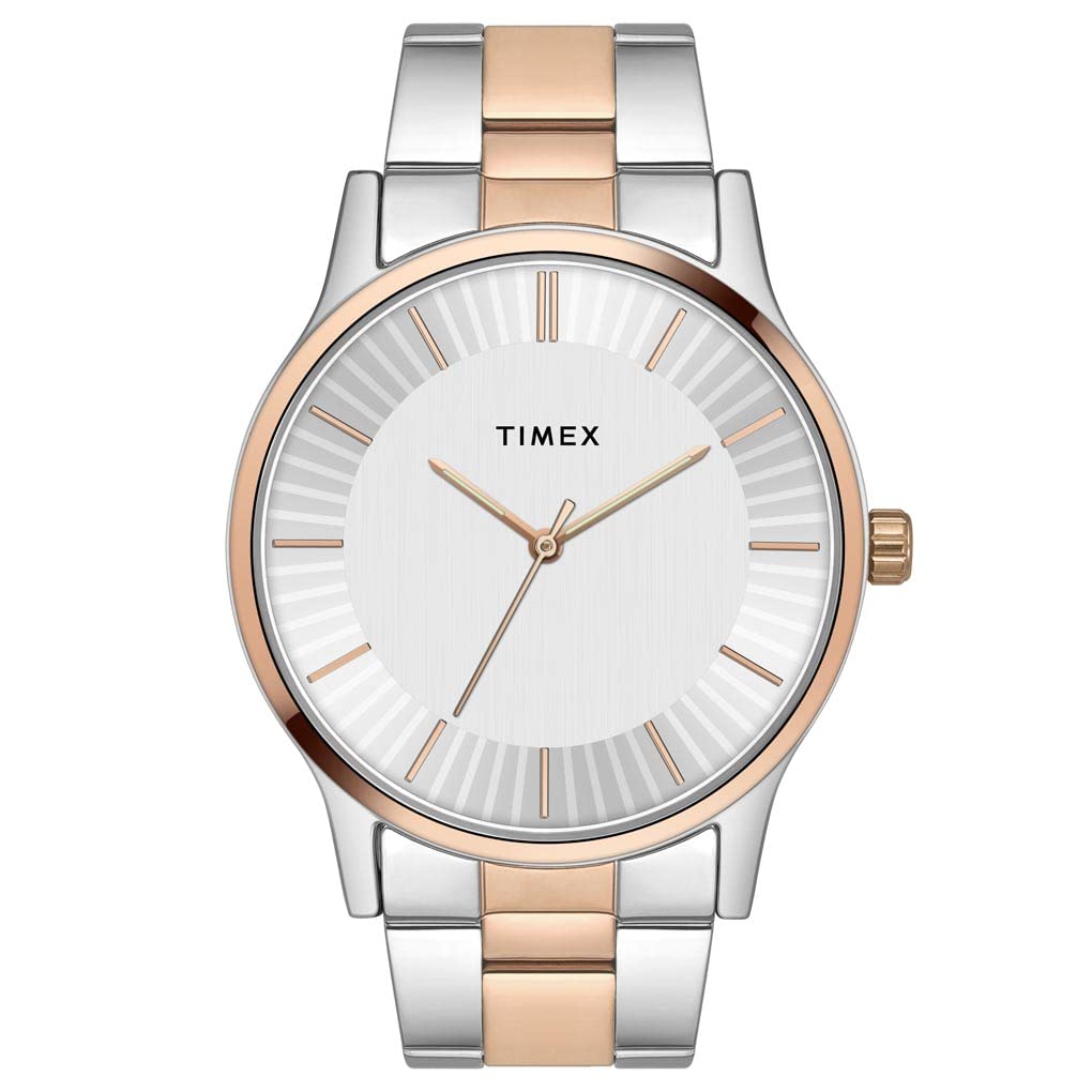TIMEX 3 Hands Analog Silver Dial Men Watch - TW0TG8308 (B0BKQQFNBB) Amazon Price History, Amazon Price Tracker