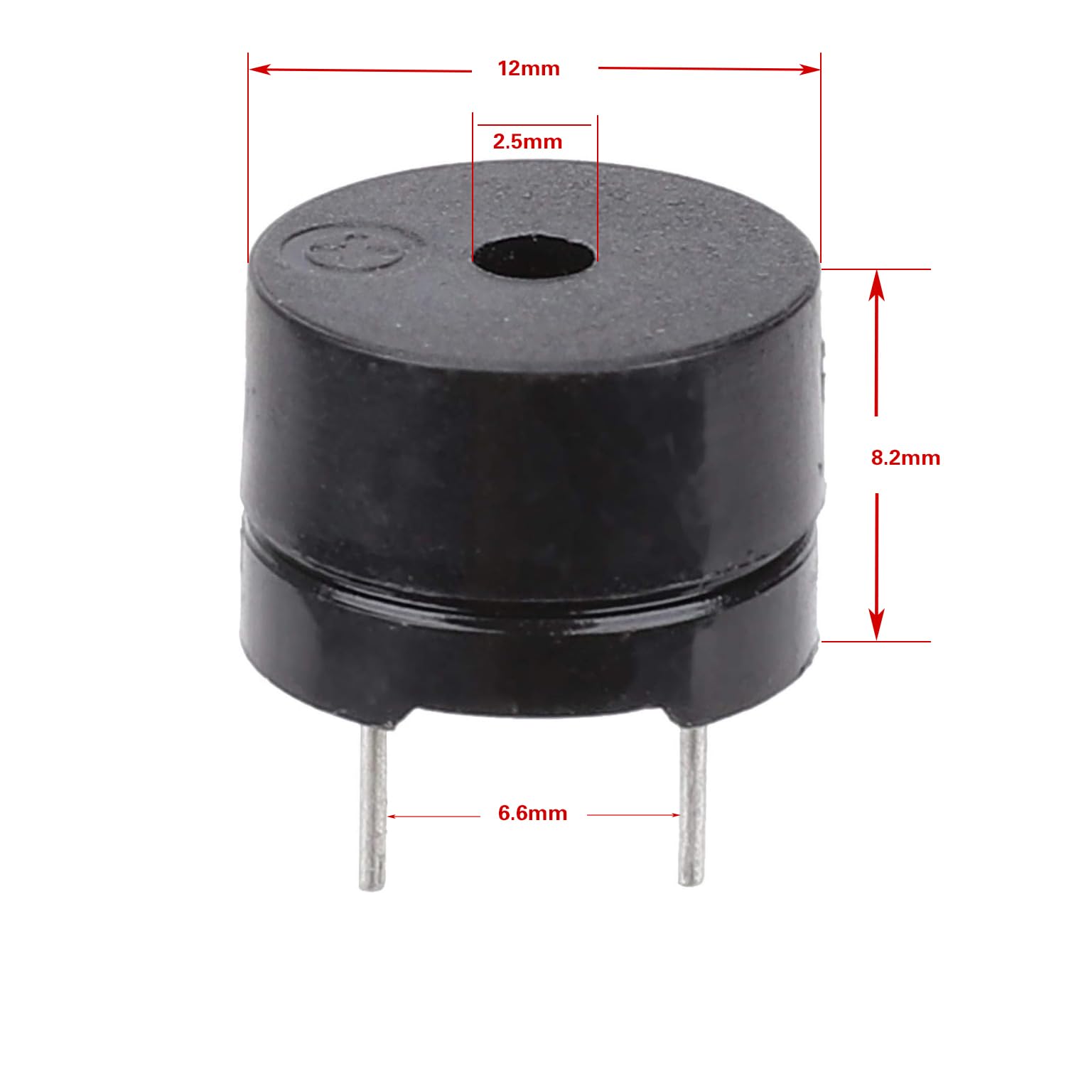 Buzzer Elettromagnetico Passivo 50 Pezzi 3V 5V 9V 12V 16 Ohm 2KHz AC Altoparlante