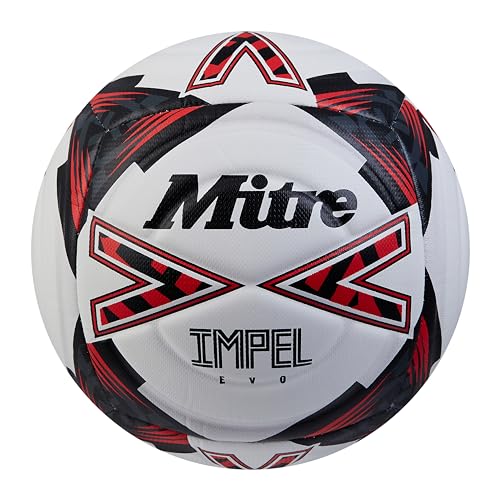 Mitre Impel Evo Football | Durable Training Ball | Hyperseam Technology Football