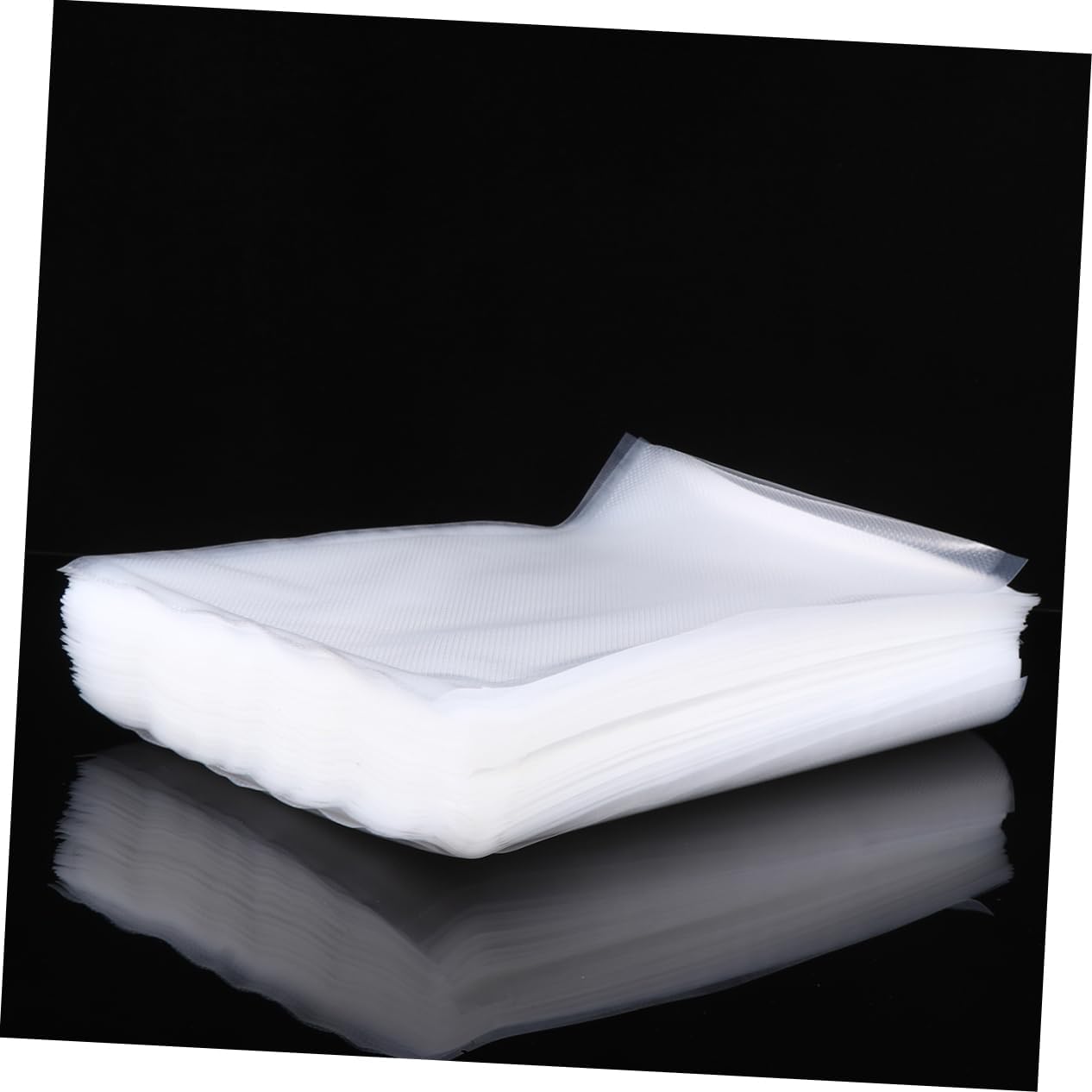 100pcs Transparent Dot Texture Vacuum Storage Bags for Food for Dry Fruits Candy Snacks Compatible Commercial Vacuum Machines Microwave Freezer Safe