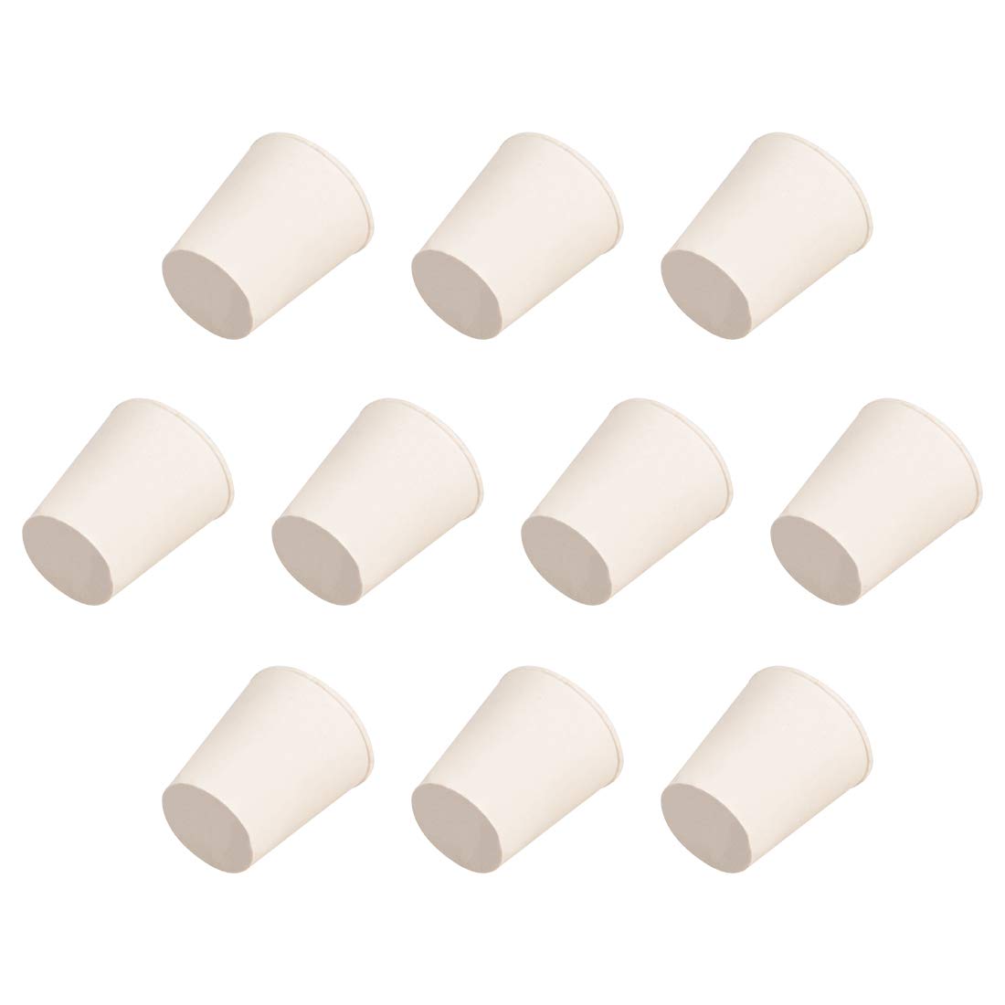 uxcell White Tapered Shaped Solid Rubber Stopper Size 000 10Pcs — Amazon image 9
