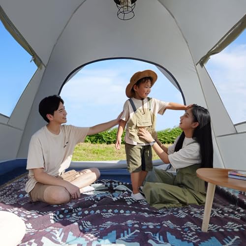 Carpa para camping multifuncional con doble puerta y ventana miniatura 5