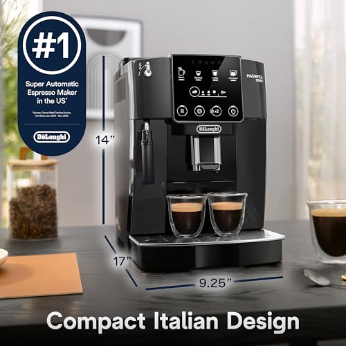 De'Longhi Magnifica Start Automatic Espresso Machine with Manual Milk Frother & Built in Grinder - 3 One-Touch Recipes, Easy-to-Clean, Home Barista Coffee Maker for Lattes, Cappuccino, Iced Coffee - Image 5