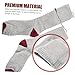 INOOMP Electric Thermal Socks for Men and Women Battery-Operated Warm Socks Fits All for Skiing Snowboarding Hiking and Sports Grey