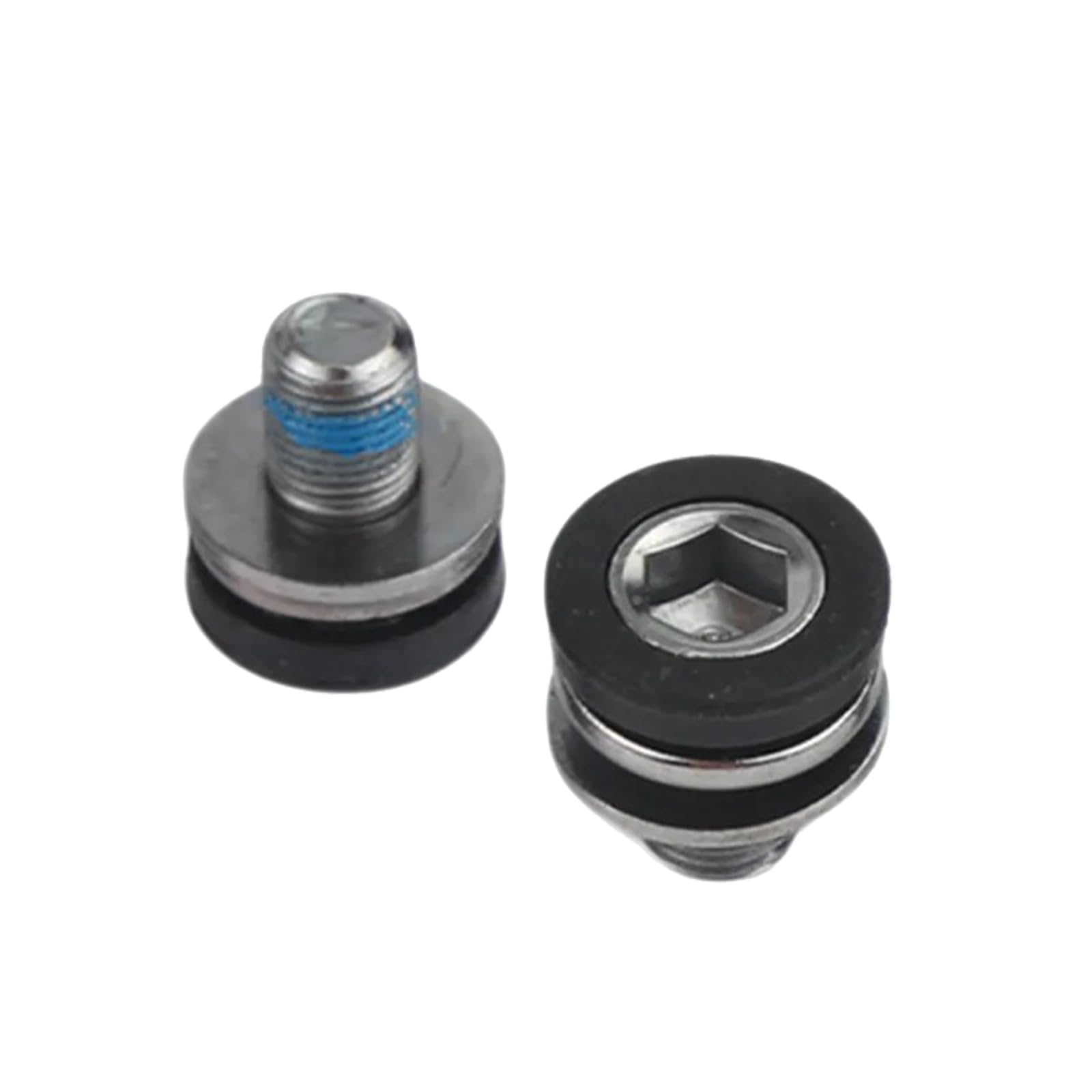 Yazhuq 2Pcs Bike Hexagonal Crank Arm Fixing Bolts Capless Bottom Bracket Screws Bicycles Crank Screw Bike Crankset Bolts