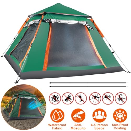 Carpa pop-up para camping, 4-6 personas, portátil e impermeable miniatura 6