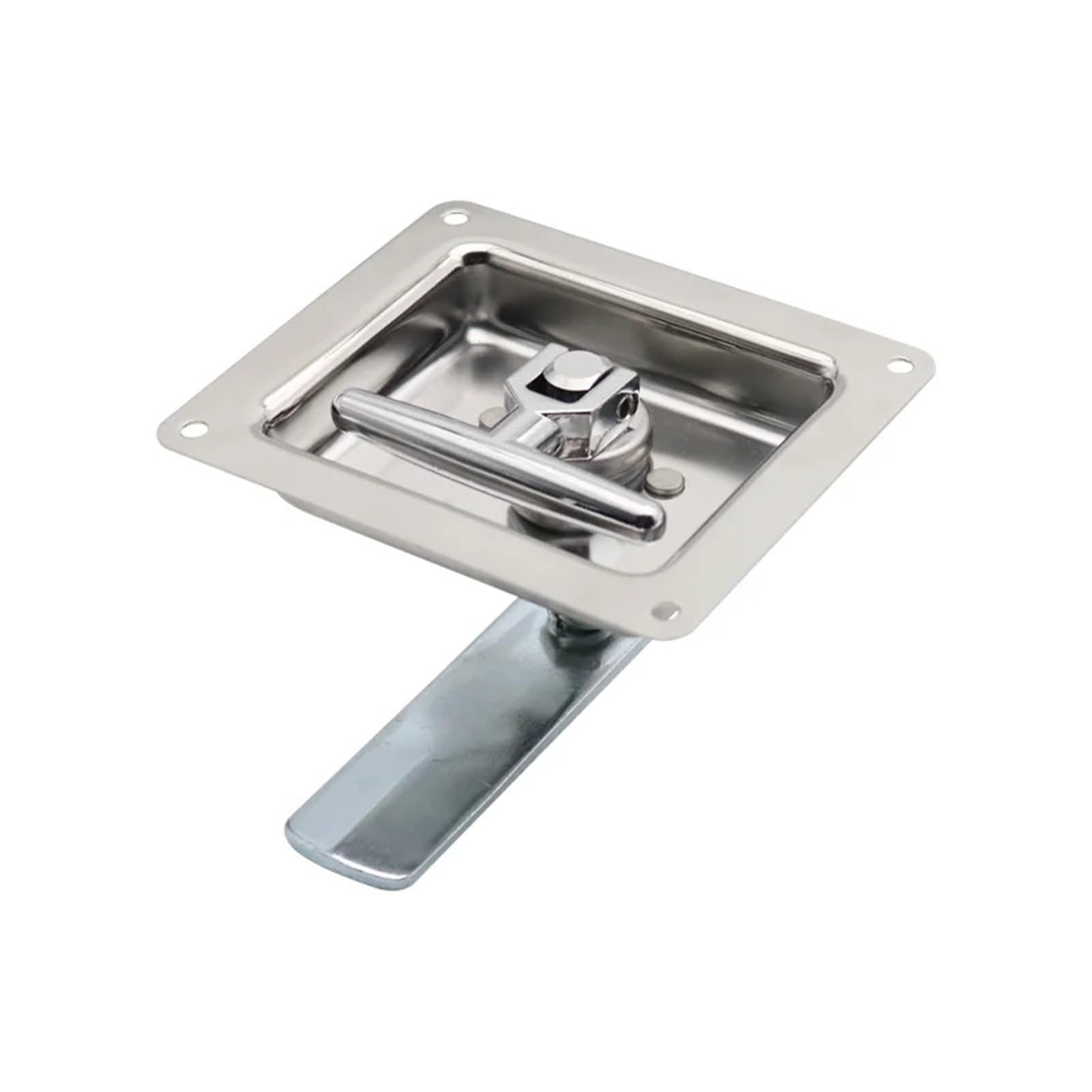 Sxolcoufoh One Color Electrical Cabinets T-Shaped 304 Stainless Steel Panel Locks 1Pcs
