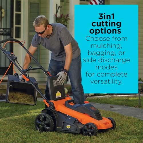 Image of Black & Decker Lawn Mower Lawn Corded 12Amp 20Inch Mm2000
