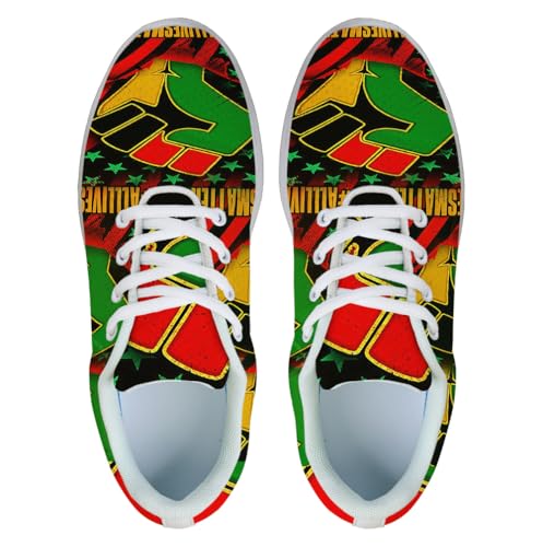 All Lives Matter African American Shoes for Women Men Trail Running Casual Fashion Sneakers Slip-on Tennis Shoes 6