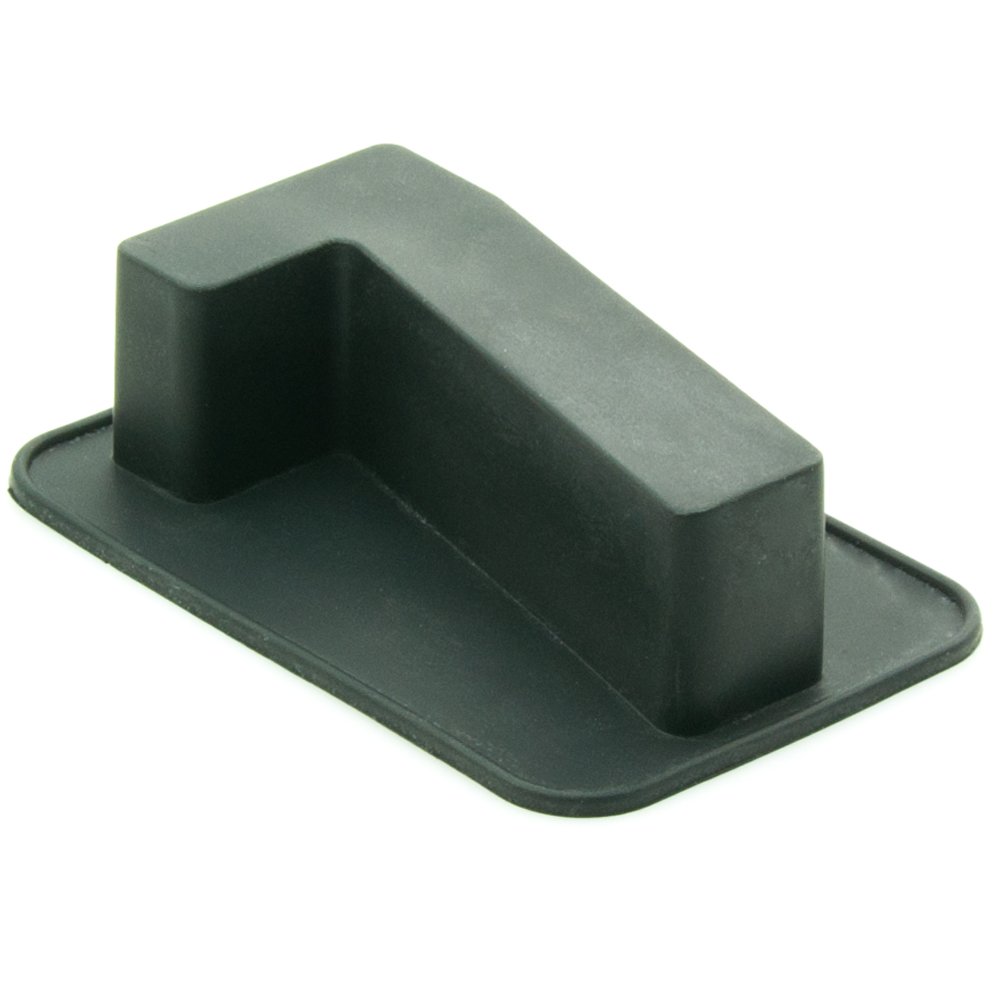 S4u Black Amazonbasics Silicone Bakeware Cake Moulds - Non-Stick, Flexible, Personalized Individual Sweet Moulds (Number - 7)