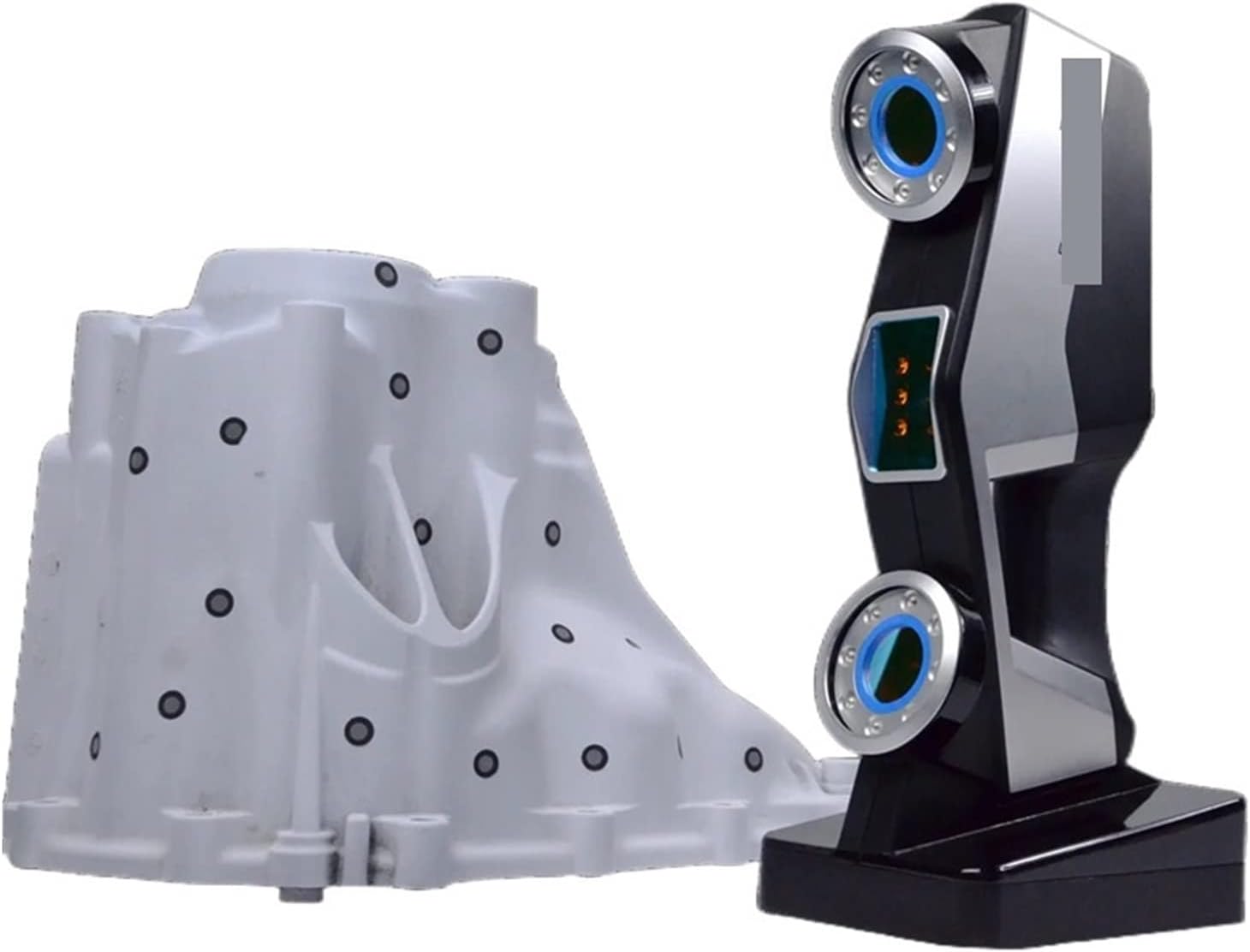 review Reference Point Markers 3D Scanner Marker Positioning Magnetic Diagonal Fan-Shaped Reflective Target Point Target Ball Photogrammetry Coding Point for Compatible 3D Scaners