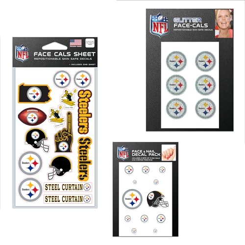 WinCraft Pittsburgh Steelers 4' x 7' Waterless Tattoos Set