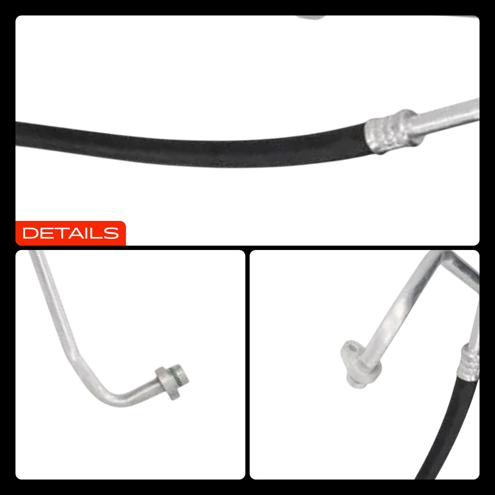 Frankberg Tubería de alta/baja presión aire acondicionado | desde el compresor del aire acondicionado hasta el condensador; 6460JJ; Compatible con: 407 Coupé 6C, C5 III Ruptura RW