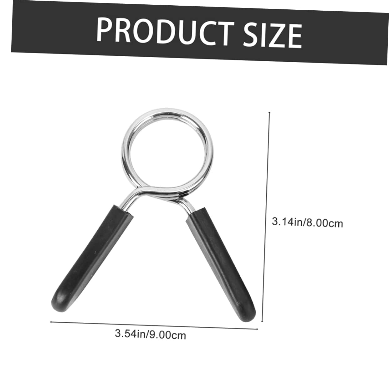 SUPVOX 5Pcs Professional Barbell Clips Portable Barbell Collars for Weight Lifting Convenient and Secure Dumbbell Clamps Fits Standard Bars for Gym and Home Workouts