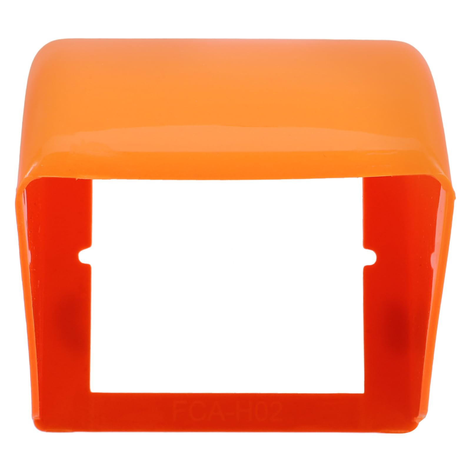 ARTIBETTER Single Outlet Covers Box, Waterproof Outlet Plug Covers, Horizontal Vertical Outdoor Plug and Receptacle Protector Lockable Bubble Cover for Bathroom Orange