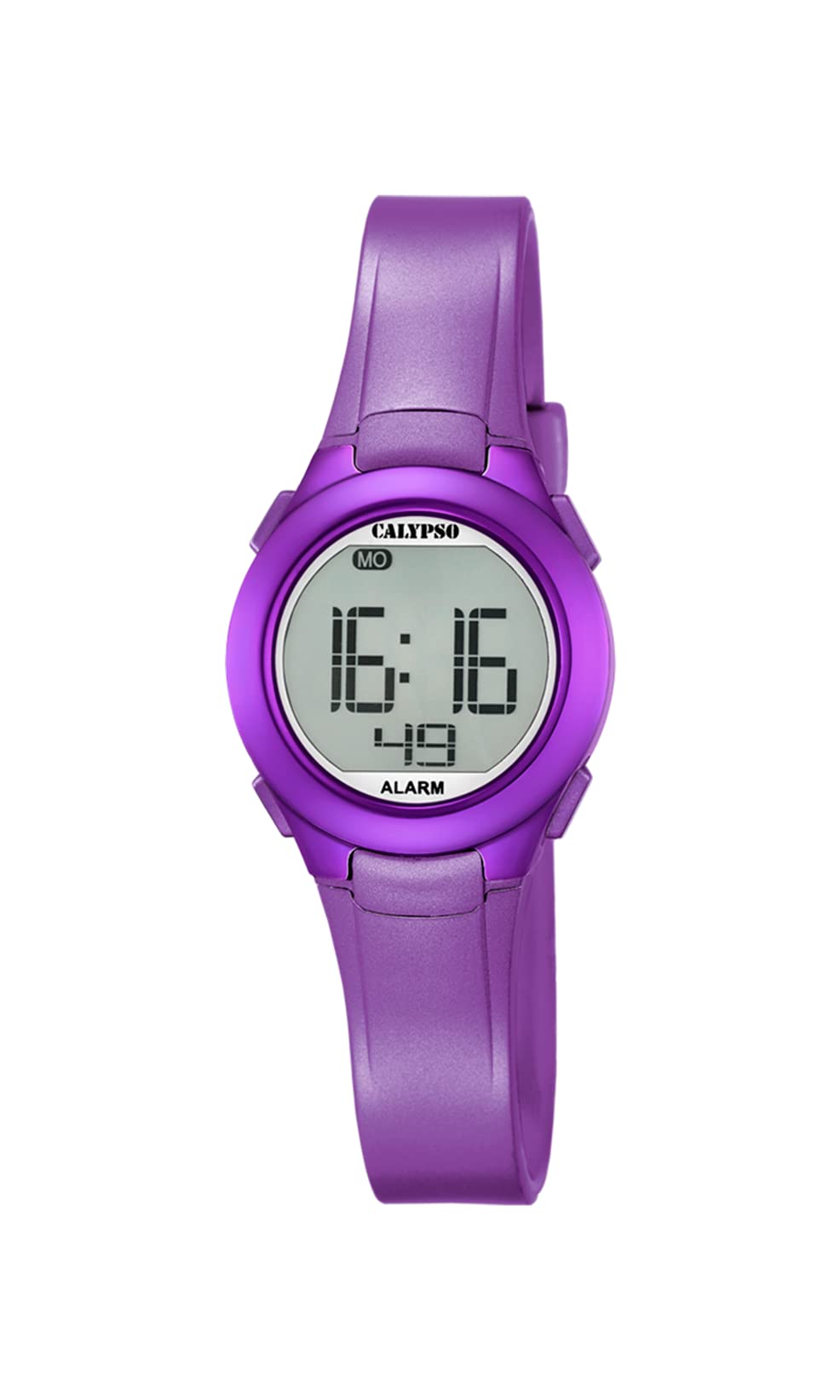 CALYPSO Reloj Digital Mujer de Caucho - Resistente al Agua 10 ATM Fecha y Calendario, Cronógrafo, Doble Horario, Luz, Alarma, 12 y 24 Horas - Special Prices K5677