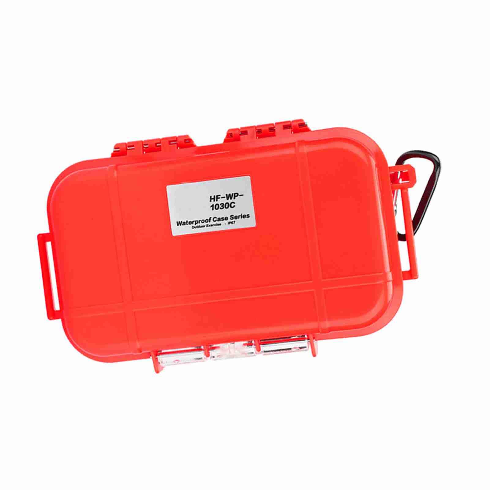 Waterproof Shockproof Storage Case for Outdoor Survival Carry Box Container (Red)