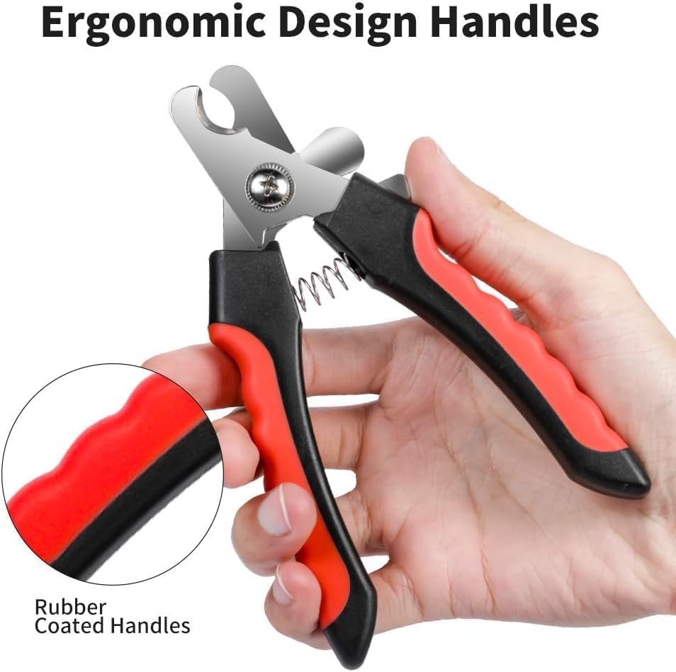 Wagmart Professional Dog, Pet, Cat Animal Nail Cutter, Clipper, Trimmer, Filer, Grinder, for Small, Large Medium Dogs, Puppies, Cats, Kitten Claw Grooming Tool Set (Nail Clipper) 3