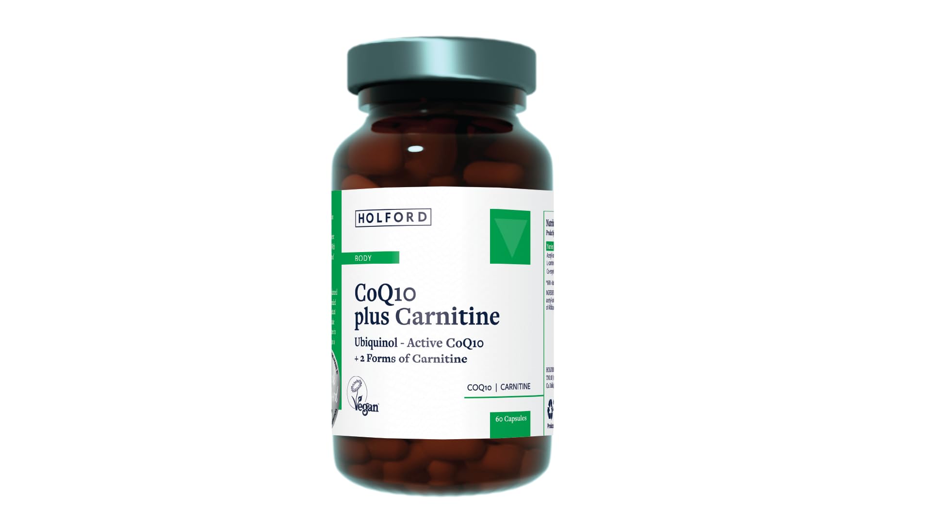 l carnitine ubiquinol Patrick Holford CoQ Plus 60 Caps CoQ10 and L-Carnitine: Benefits, Dosage