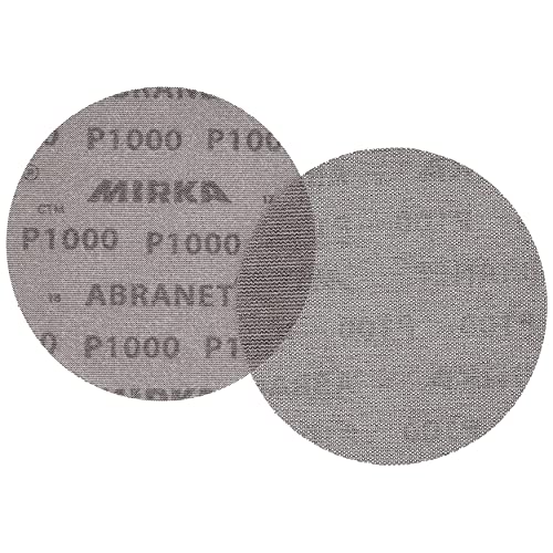 Mirka 9A-241-1000 branet 6-Inch Mesh Grip Disc 1000G, Qty. 50, Grey, Grit 1000 - Image 2