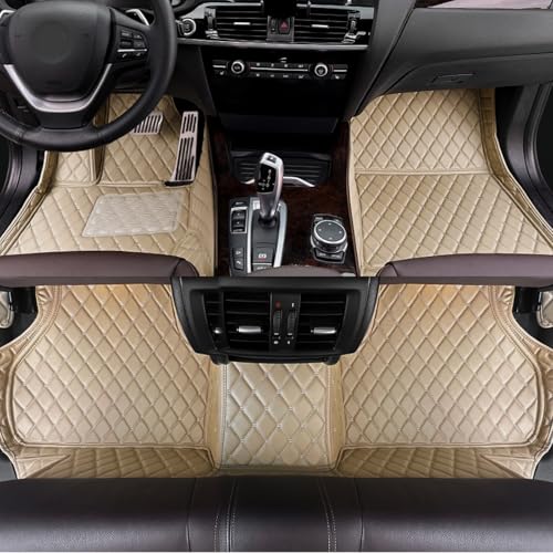 Custom Fit Car Floor Mats for Geely Belgee X50 Coolray ePro 2019 2020 All Weather Car Floor Mats, Protection Waterproof and Anti-Slip PU Leather Floor Liners Full Coverage Mats