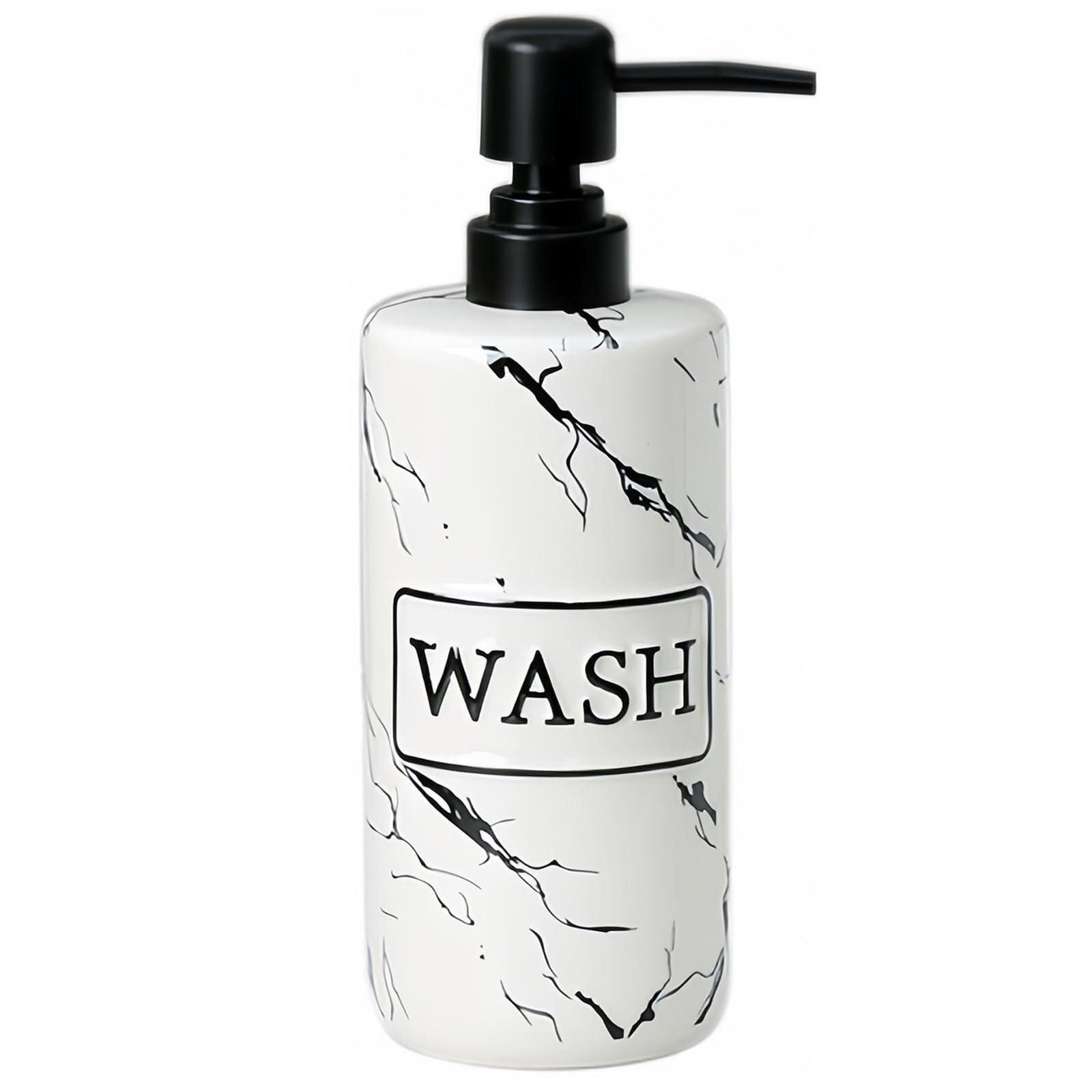 Friendshiphome Black Dish Soap Dispenser With Pump Refillable Lotion For Bathroom Bathroom Stuff(Black)