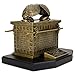 Lighthouse Christian Products Ark of The Covenant Antique Gold Tone 4.5 x 7 Hand-Cast Resin Mounted Sculpture