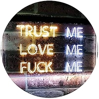 TRUST ME lOVE ME FUCK ME ネオンライト Trust Me Love Me Fuck Me Neon Sign Naughty Party Led Light